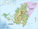 st martin topographical map