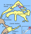 st georges bermuda map