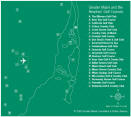 miami golf courses map