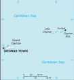 cayman islands map