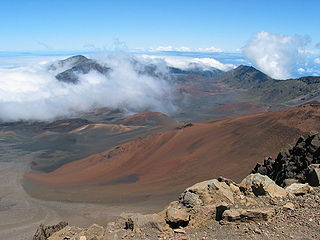 maui haleakala crater photo