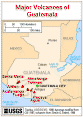 guatemala volcanoes map