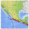 mexico sesimicity map