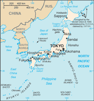 japan map