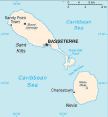 st kitts map