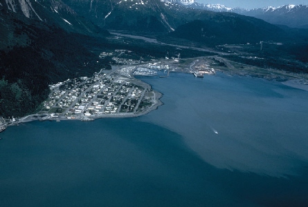 seward alaska aerial view