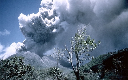 soufriere volcano in montserrat